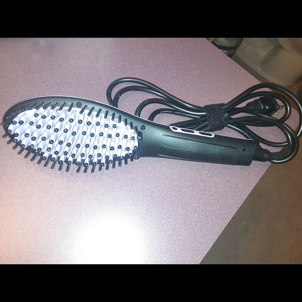 Calily hair brush straightener